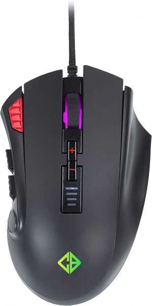 Cosmic Byte Equinox Gamma 16000DPI 12 Button Gaming USB Mouse