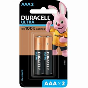 Duracell Ultra Alkaline Battery AAA Pack of 2