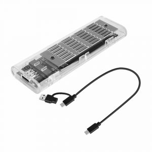 EVM CG 003 USB 3.1 Gen 2 M.2 SATA and NVMe SSD Case