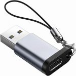 EVM OTG 05 USB Type C Female To USB 3.0 A Male Adapter Black