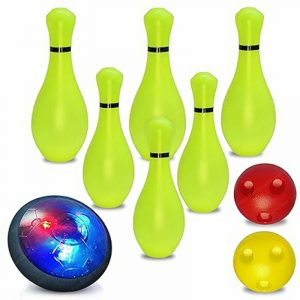 Glow Hover Bowling Game for Kids Indoor & Outdoor Game for Kids