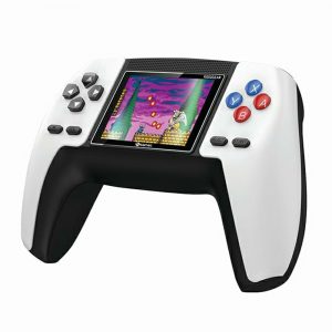 SAMEO KIDSGEAR Controller Shaped Handheld Console Built-in 520 Retro Game Spectral White