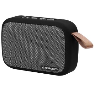 ZEBRONICS Zeb-Delight 3 Watt Wireless Bluetooth Portable Speaker Gray