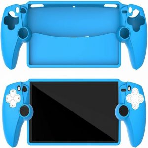 Sony PlayStation Portal Case Protective Silicone Skin Cover Blue
