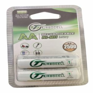 TURBOCELL AA 1.5V 2500mAh Rechargeable Battery