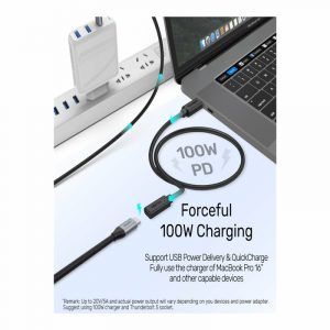 USB C Extension Cable 1ft USB Type C Male to Female Cable