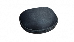 Earphone Travel & Carry Case Hard Casing Compatible With All Wired and TWS Earphones Black