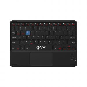 EVM EnAir Rechargeable Wireless Keyboard With Touch Pad WLK-009 Bluetooth 5.0 Ultra Slim Black