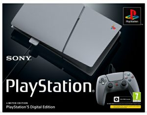 Sony PlayStation 5 PS5 Slim 1TB Digital Edition 30th Anniversary Limited Edition Bundle