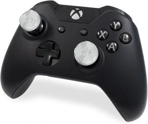 KontrolFreek Destiny 2 Ghost for All Controller Performance Thumb Grips 2 Mid-Rise White