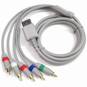 Av Component Cable For Nintendo Wii, Wii U Rca Audio Video Hd Cord, 1.5 m, Silver