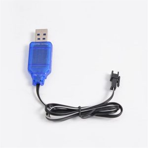 USB Charging Cable with SM-2P Plug, 3.7 V Battery Charger USB Universal RC Battery Charger
