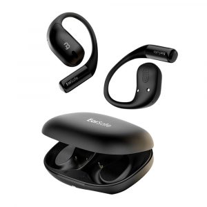 ng EarSafe Open Buds Air Conduction Open Ear Buds, Quad Mic ENC for Clear Calls, Black