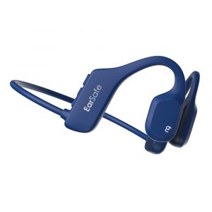 Ng Earsafe Pro Open-Ear Bone Conduction Headphones, Ip68 Waterproof Wireless Bluetooth V5.2, Blue