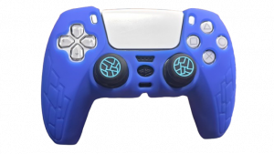 PS5 Controller Silicone Case Anti-Slip With Thumb Grip Protective Case BLUE