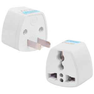 STACKFINE 10A 2-FLAT PIN INDIA TO USA MULTI PLUG ADAPTER