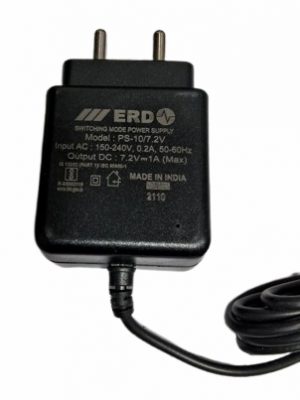 ERD PS-10 7.2 Volt 1 AMP Universal DC Adapter Black