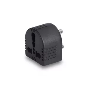 MX 2997 3-Pin Universal Socket Plug (Converts 15 Amp to 5 Amp + 15 Amp), Multi Plug, Worldwide