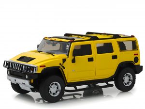 Rechargeable Hummer Monster Car Remote Control with Openable Doors, Yellow