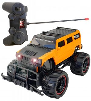 Off Road Race Truck Rechargable 1.20 Hummer SUV Remote Control Monster Car, Yellow