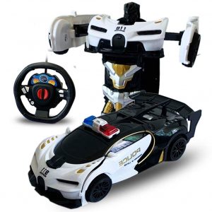 Deformed Car RC Transforming Robot Car With Telecotrol Operation, Multicolor