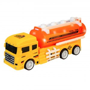 City Truck Simulation Model Tanker 1.28 Scale Rechargable RC Truck, Yellow