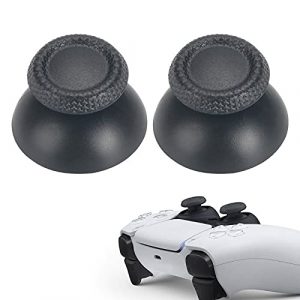 Replacement Joystick Caps Analog Caps for PS5 Controllers, Black, 2 pcs