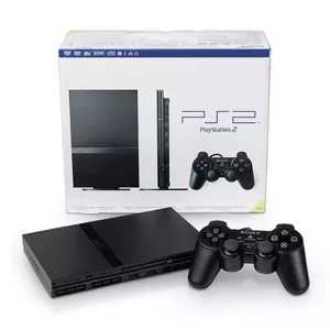 Playstation 2 Slim Jailbreak with All Accessories, Black, Boxed ( Preowned )