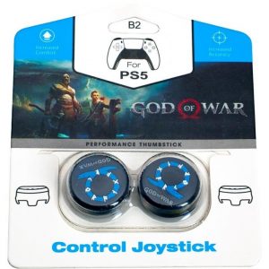 Thumb Grips GOD- OF- WAR Theme Analog Thumb Grips Thumbstick Joystick Cap for PS4, PS5 Controller