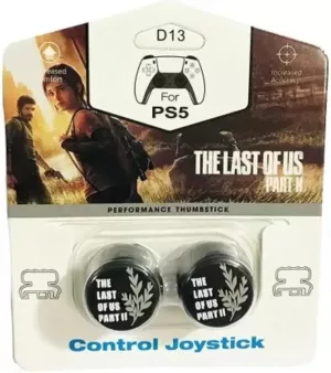 Thumb Grips The Last Of Us Theme Analog Thumb Grips Thumbstick Joystick Cap PS4, PS5 Controller Blac