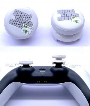 Thumb Grips gta 5 Theme Analog Thumb Grips Thumbstick Cap PS4, PS5 Controller White