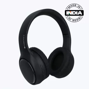 Zebronics Zeb Paradise Bluetooth Wireless On Ear Headphones With Mic, 40Mm Drivers, Aux Connectivit