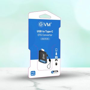 EVM OTG 06 USB to Type-C 3.0 OTG Converter Adapter, Portable & Lightweight, Fast Charging & Data