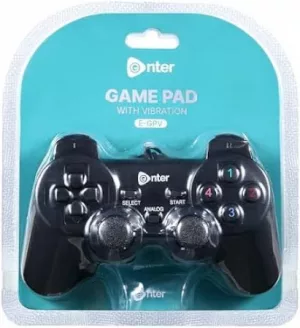 Enter USB Wired Gamepad with Vibration E GPV For PC