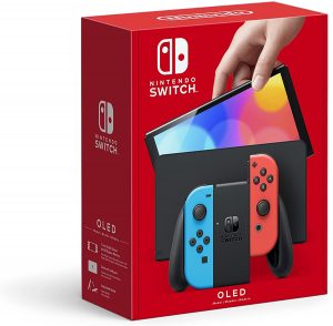 Nintendo Switch OLED Console Red Blue