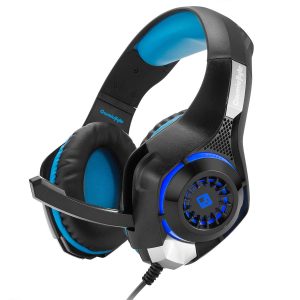 Cosmic Byte GS410 Wired Over ear Headphones with Mic Blue