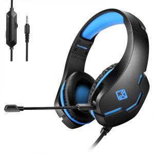 Cosmic Byte Stardust Wired On Ear Headphones with Mic, BLUE