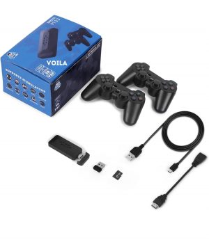 M33 Video Game 20,000+ Games, 45+ Emulators, Bulit-In Games 4K Hdmi Output Game Stick