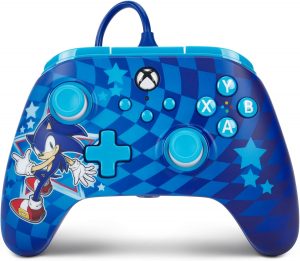 PowerA Advantage Wired Gaming Controller Sonic Hedgehog Blue