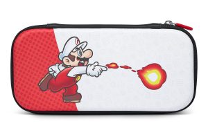 PowerA Slim Gaming Console Kit Case For Nintendo Switch, Nintendo Switch Oled, FIREBALL MARIO
