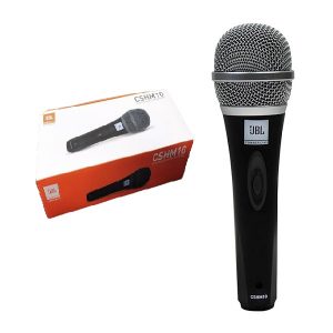 JBL Commercial CSHM10 Handheld Dynamic XLR Unidirectional Microphone With On/Off And Cable Free