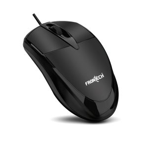 FRONTECH MS0047 Premium 3-Button USB Wired Mouse 1000 DPI Optical Sensor Plug & Play