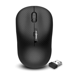 FRONTECH Wireless Mouse MS-0041 High Performance 2.4 GHz 1600dpi Resolution USB Plug and Play
