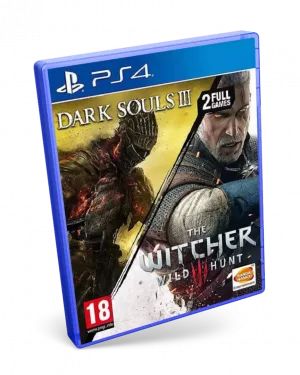 Dark Souls III & The Witcher 3 Wild Hunt Compilation PS4 Playstation 4 ( Preowned )