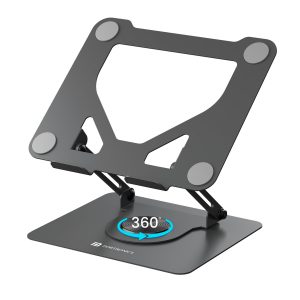 Portronics POR 2202 My Buddy K11 Metal Laptop Stand with 360 Rotation, Height & Angle Adjustable