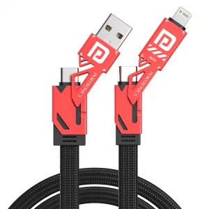 Portronics Procharge 4 60W POR 2153 4-In-1 Multifunctional Fast Charging Cable With Multiple port