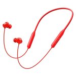OnePlus Bullets Wireless Z3 in-Ear Neckband with 12.4mm Drivers, 3D Spatial Audio Samba Sunset
