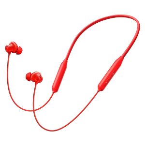 OnePlus Bullets Wireless Z3 in-Ear Neckband with 12.4mm Drivers, 3D Spatial Audio Samba Sunset
