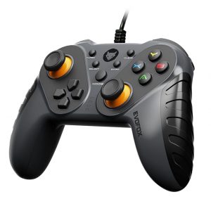 EvoFox Elite Ops Wired Gaming Controller for PC, Android TV and PS3 with 2.4m Long Cable