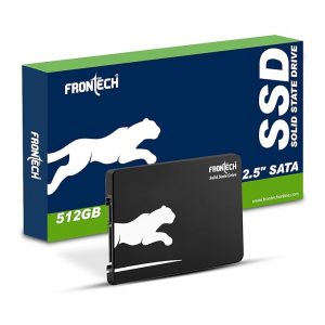 FRONTECH 512GB Internal SSD, 2.5 SATA, TLC+SMI, Low Energy Consumption, Ultra Fast